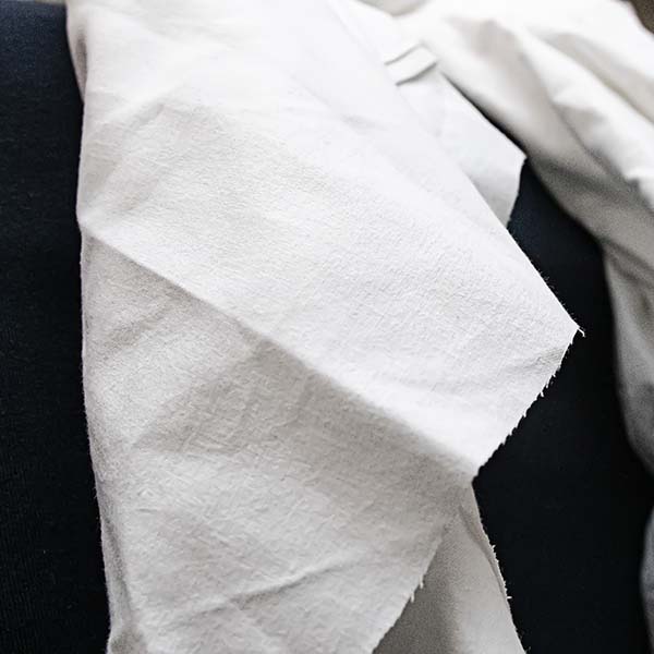 Trapo blanco sábana 80% algodón 20% polyester